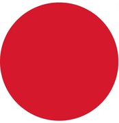 Rond tafelzeil effen rood (140cm)