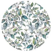 Rond tafelzeil green classics flowers (ca. 140cm)