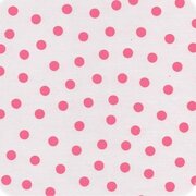 Mexicaans tafelzeil polkadot wit met roze stippen