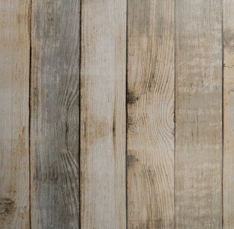 Rustiek Bank Portugees Plakfolie steigerhout planken Woody (45cm) - Hiptafelzeil