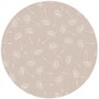 Rond tafelzeil pluizenbloem beige (140cm) 