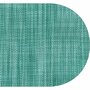 Ovaal tafelzeil tweed groen blauw