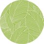 Rond tafelzeil exotic Green (140cm) 