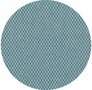 Rond wasbaar gecoat tafelzeil Dylan turquoise (140 cm)