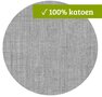 Rond wasbaar gecoat tafelzeil texture Gris Oscuro (140 cm)